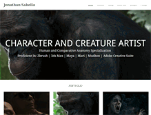 Tablet Screenshot of 3dcharacterartist.com